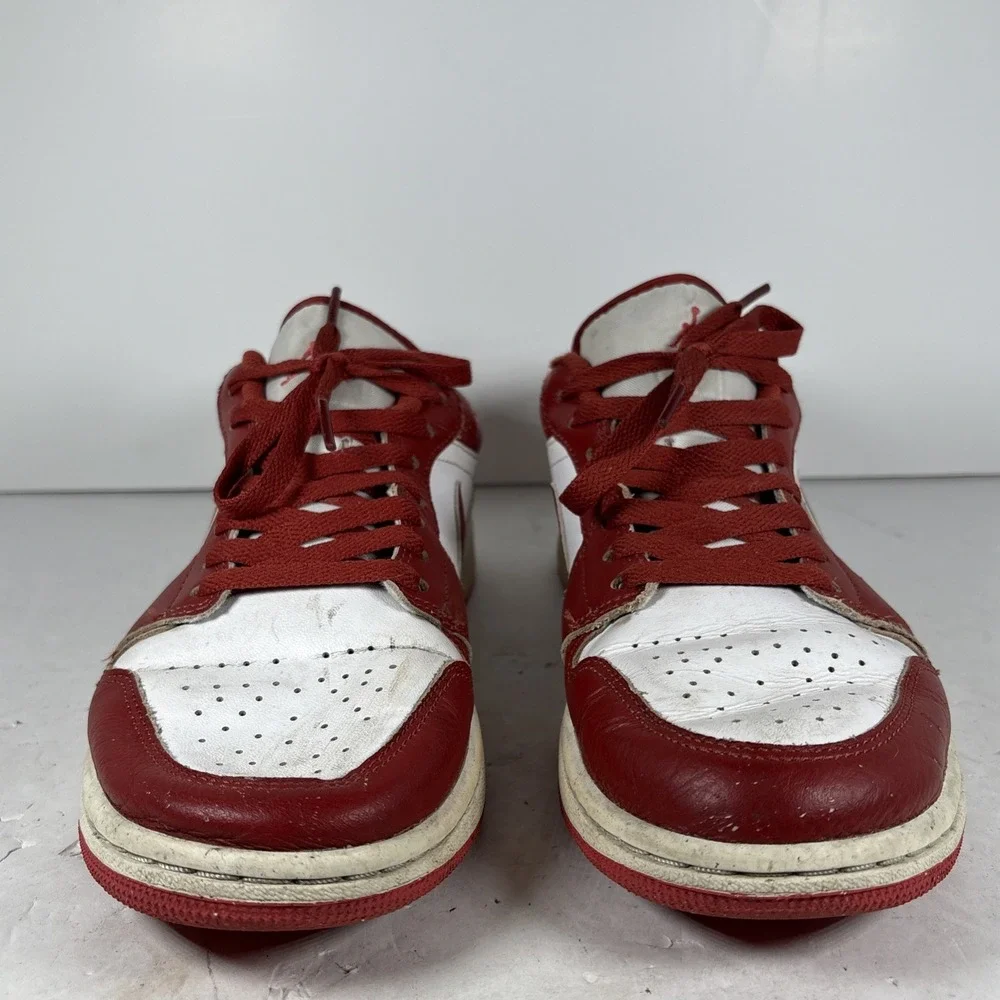 Size 8.5 Nike‎ Air Jordan 1 Low Dune Red Sneakers FJ3459-160